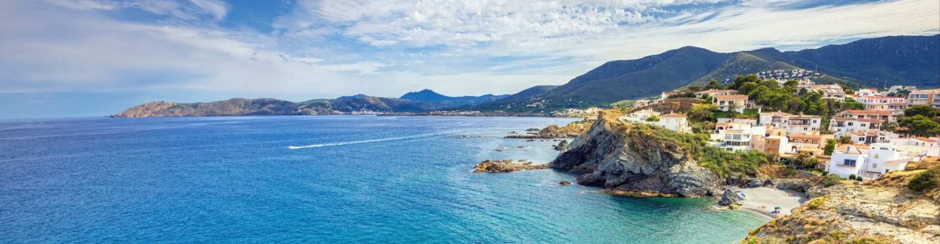 The coast around Barcelona