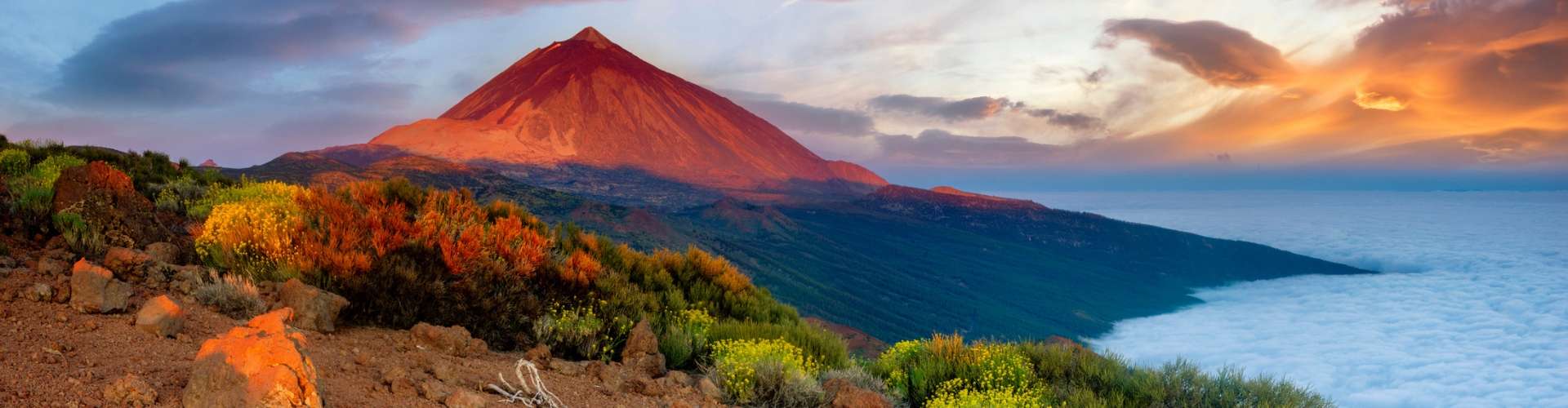 A volcano in Tenerife