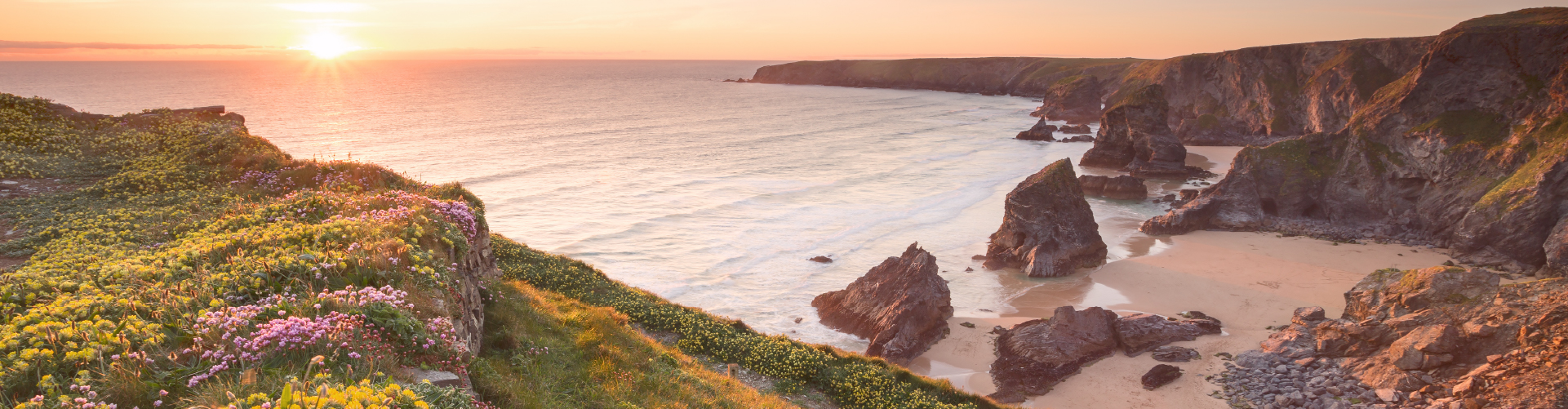 A beach in Cornwall