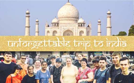 The Bemrose School's Trip to India graphic