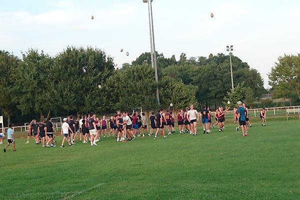 Rugby training