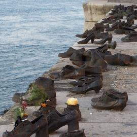 Shoes on Danube Embankment