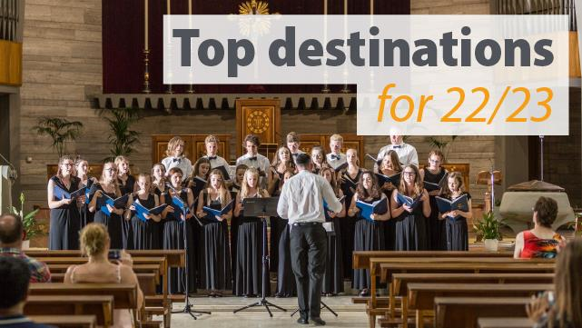 Alison's Top Destinations for 2022/23