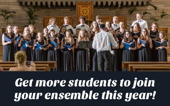 Get More Students to Join Your Ensemble This Year!