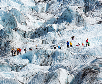 Ice climbing on Sólheimajökull glacier
