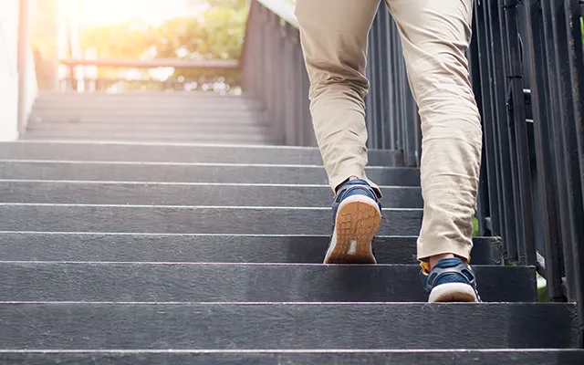 Climbing steps