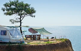 Seaside camping