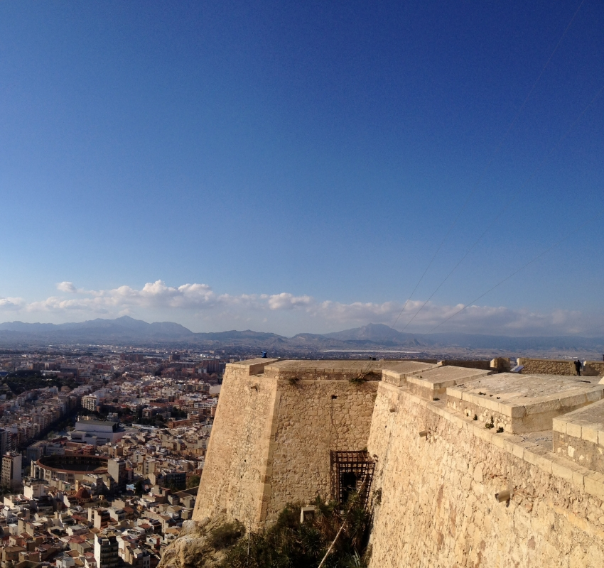 View from Santa Barbara Castle