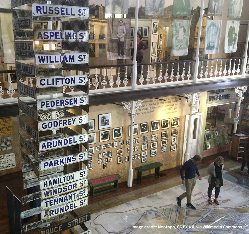 Inside district 6 museum