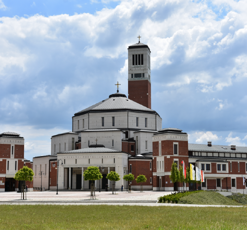 Sanctuary of Saint John Paul II in Łagiewniki in Krakow, a pilgrimage centre