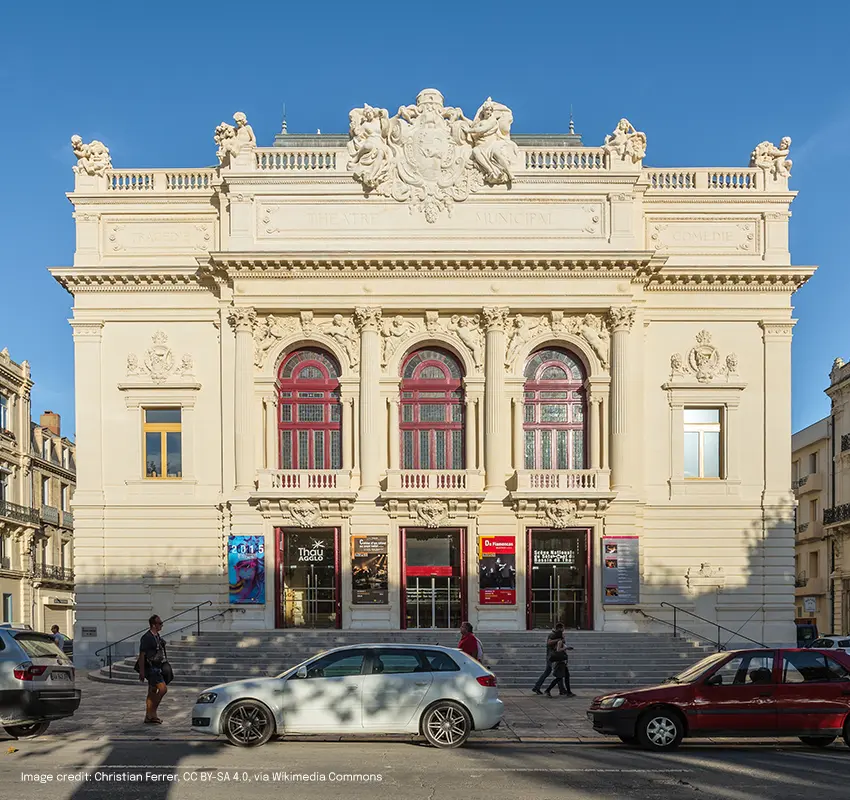 Exterior of the Théâtre Molière