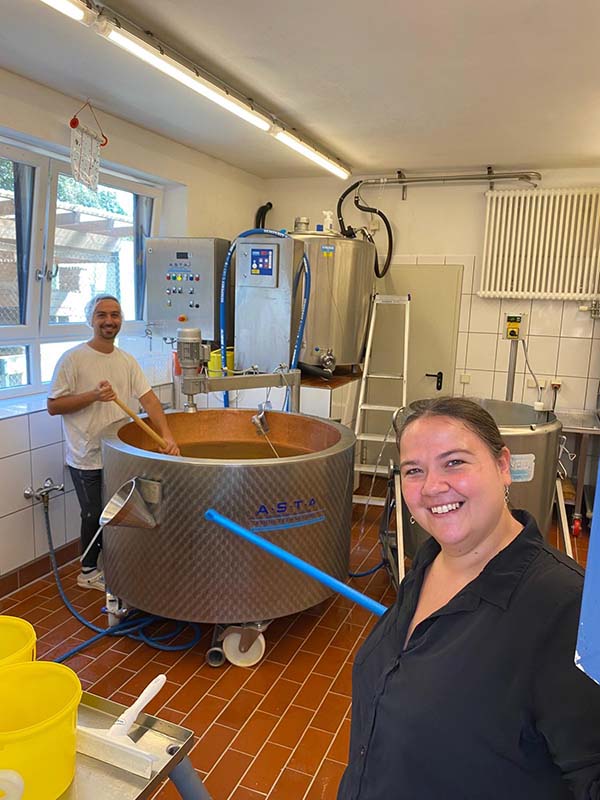 Leckeres aus eigener Milch