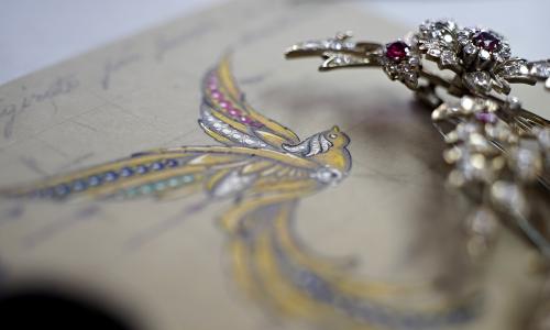 original design of a jewel Biscioni