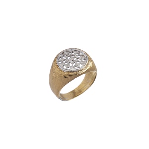 Anello oro stile fiorentino