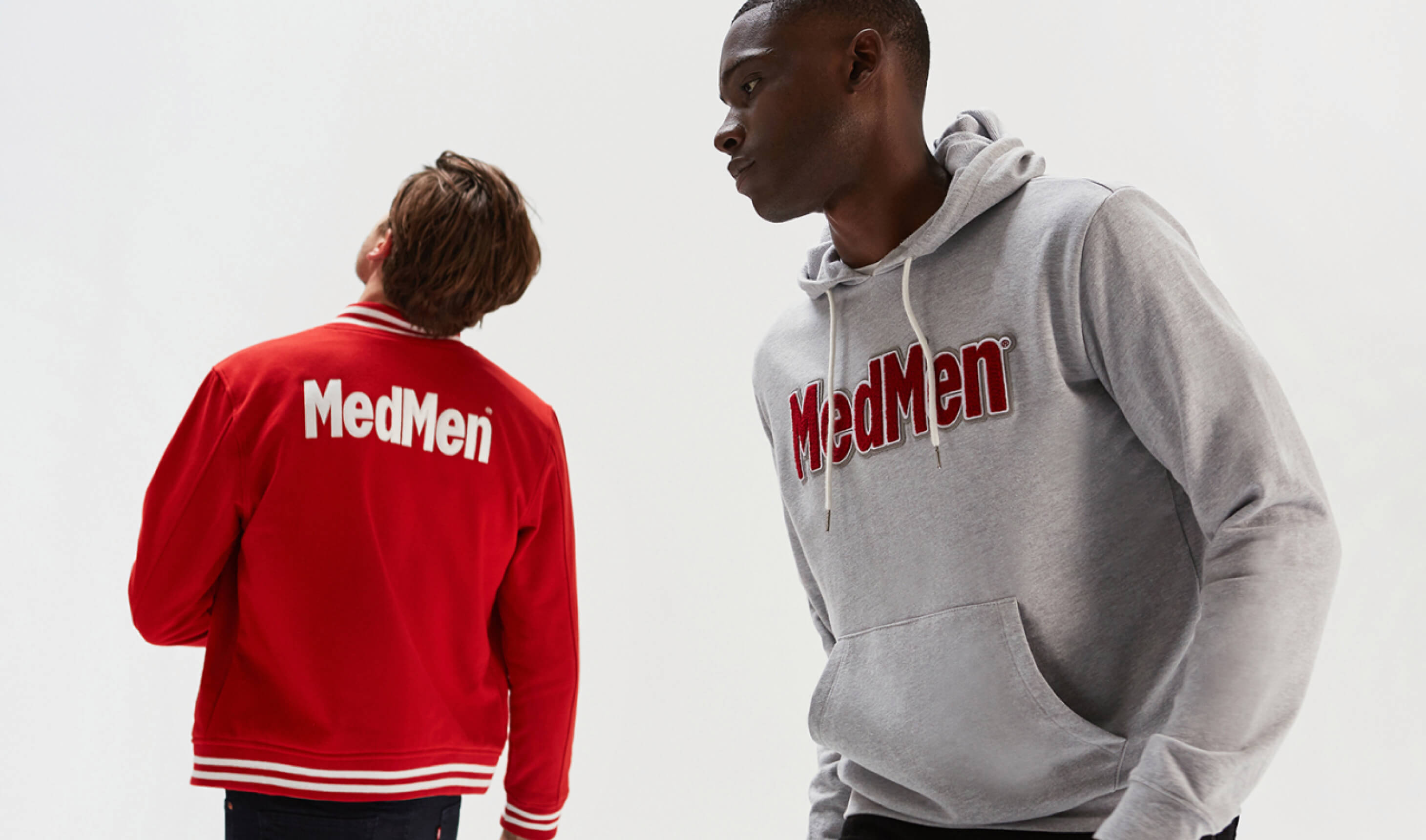 Two men wearing MedMen jackets