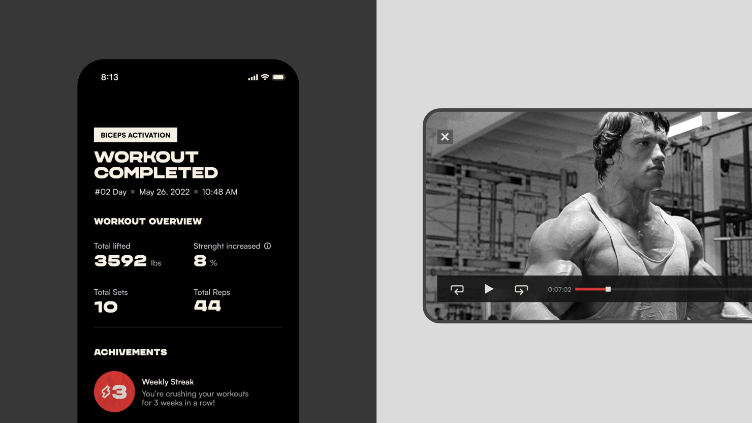 Arnold Schwarzenegger The Pump app screens