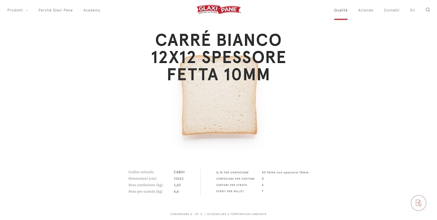 Quamm per Glaxi Pane | Portfolio