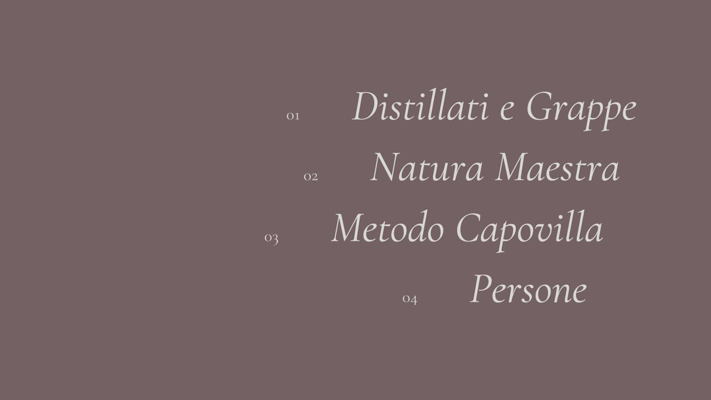 menu capovilla