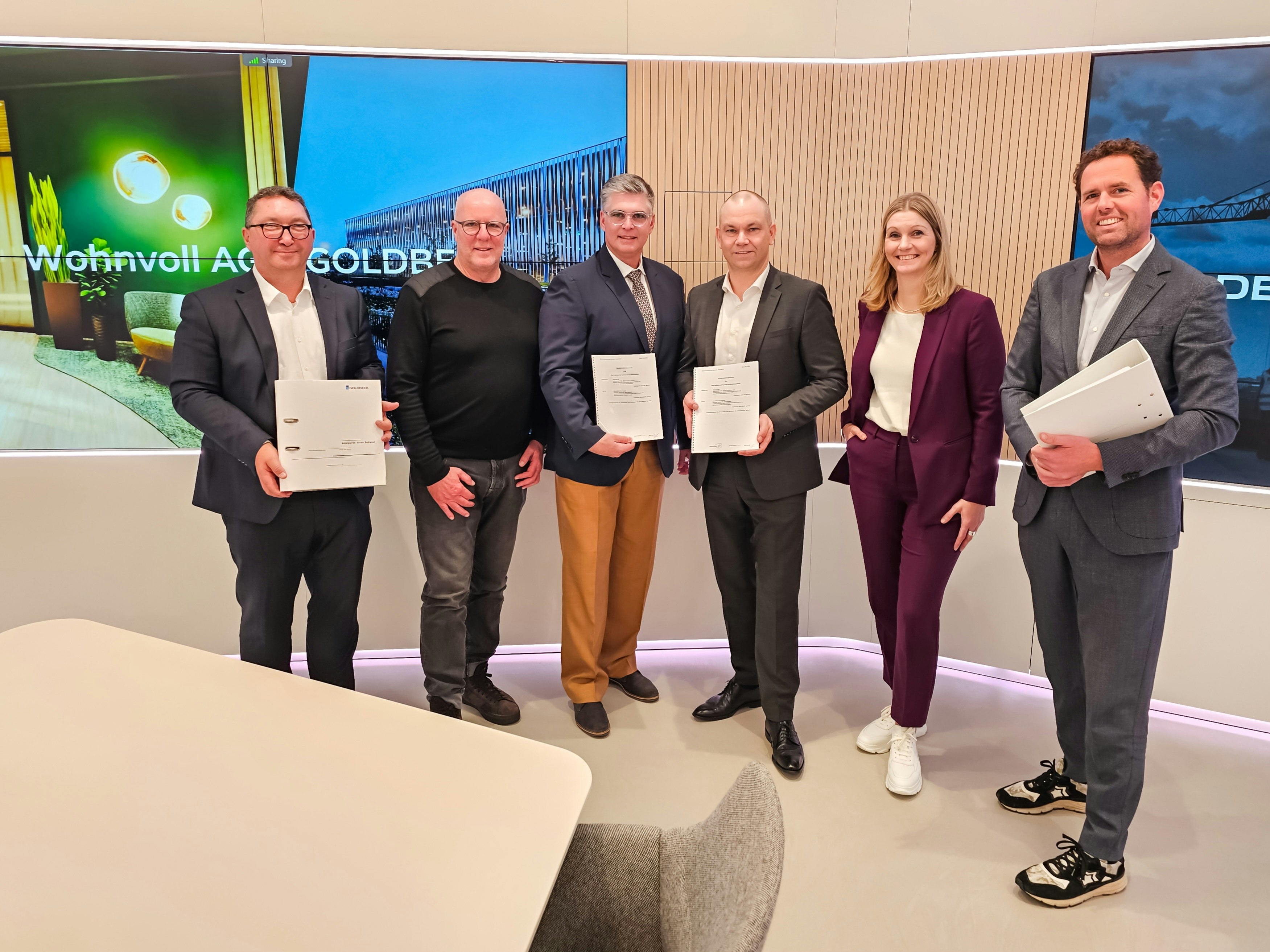 wohnvoll AG cooperates with Goldbeck: Framework agreement for up to 3,000 age-appropriate apartments