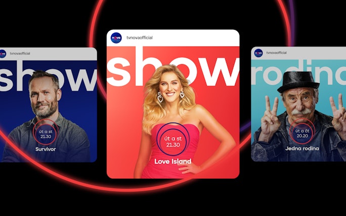 Socials for TV Nova
