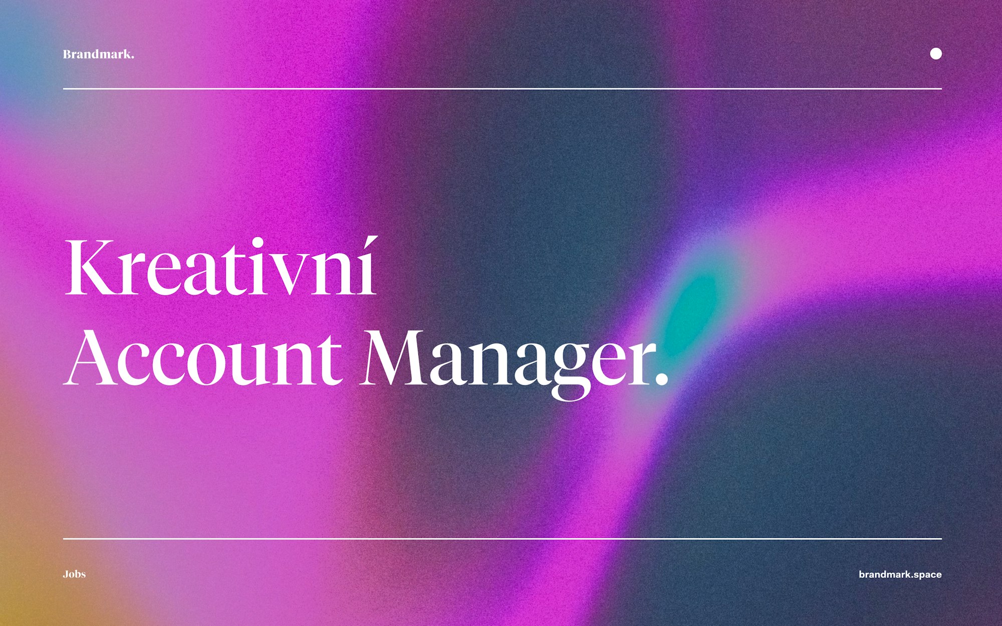 Hledáme Kreativního Account Managera