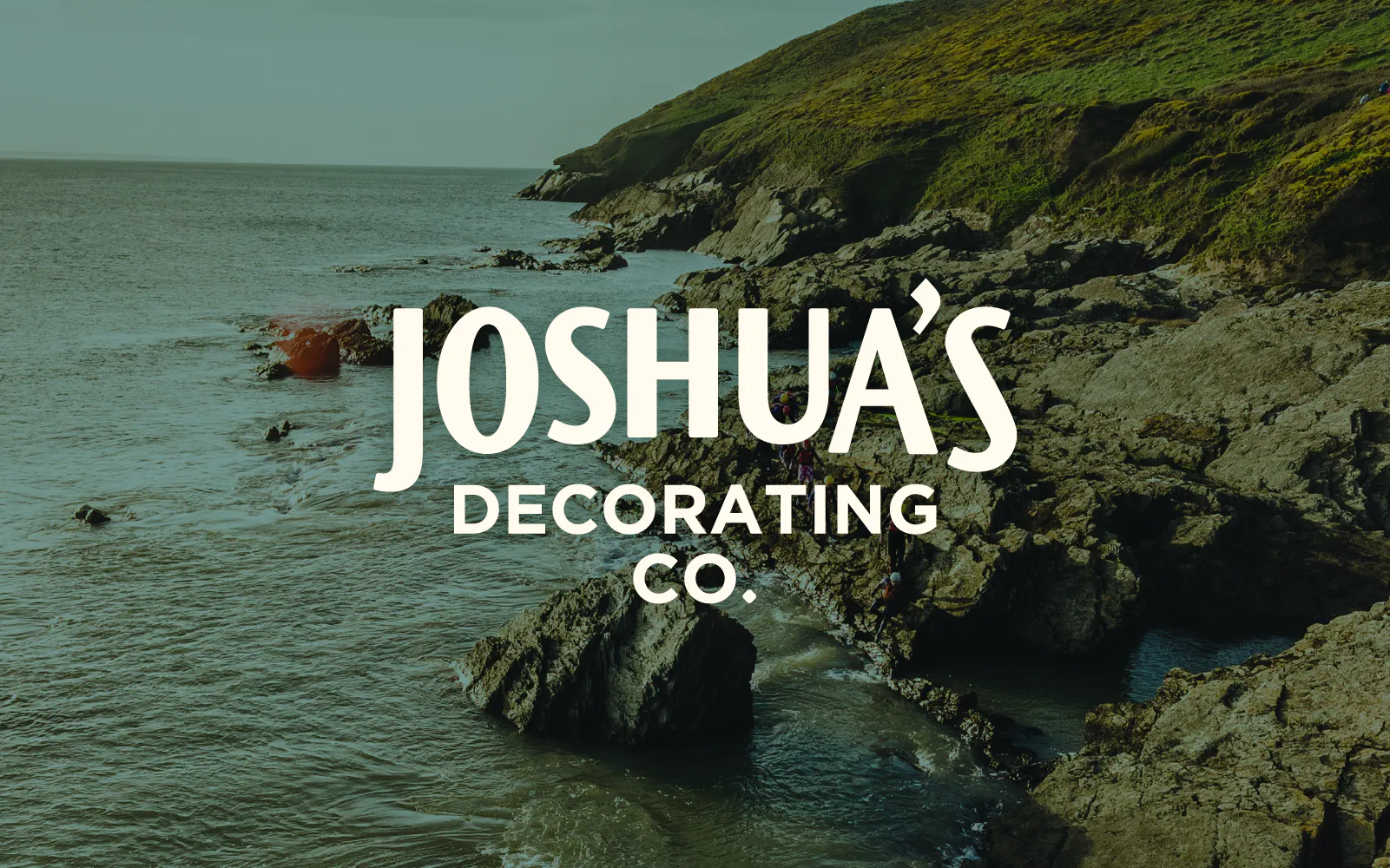 Logo design for Joshua's Decorating Co. by Kozo Creative.