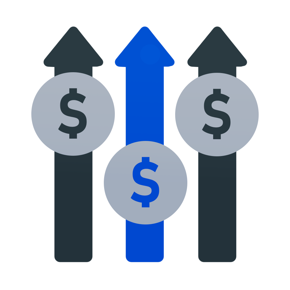 Image of arrows pointing up