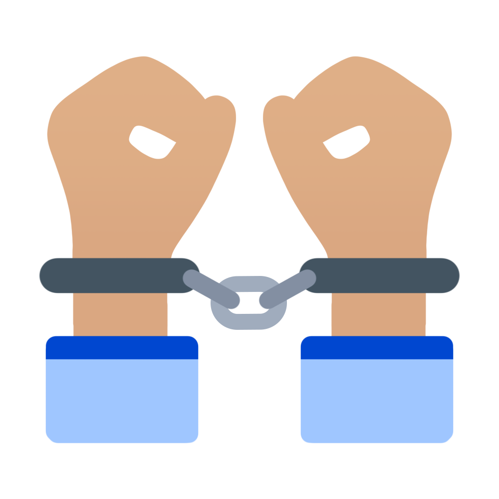 Image of hands in cuffs