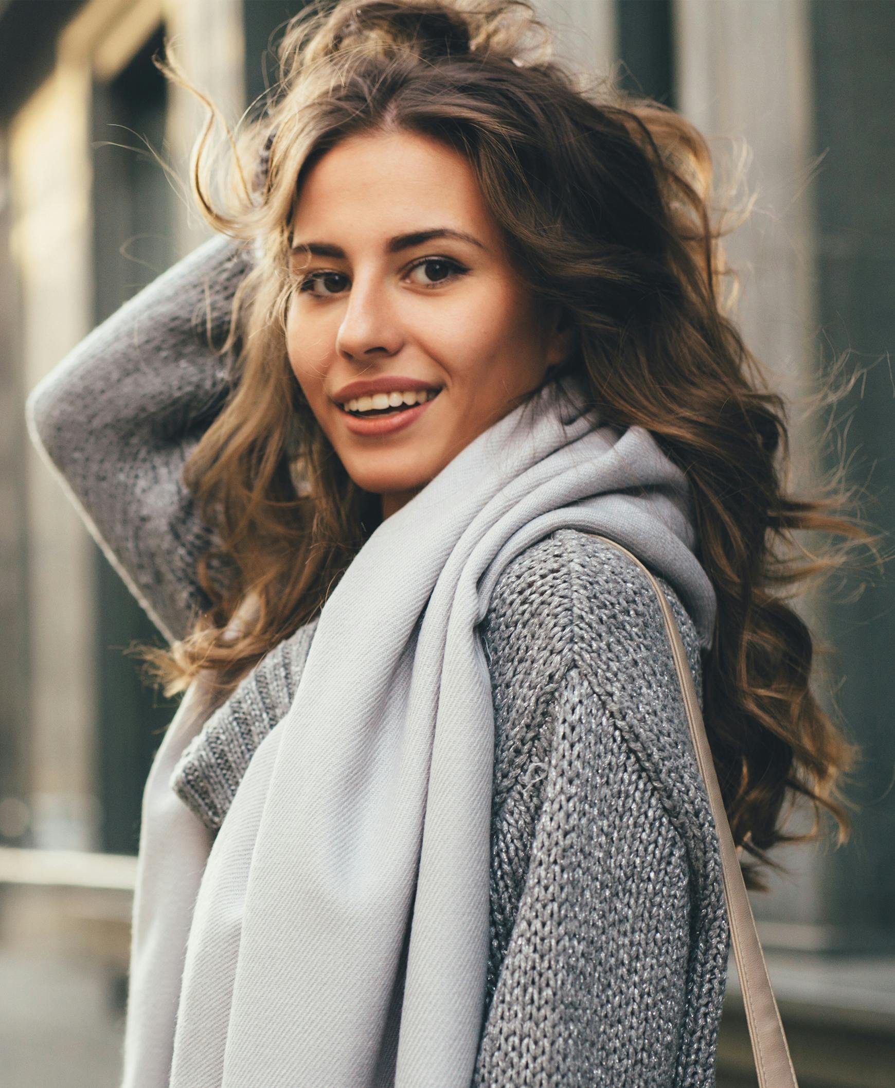 Woman with a beautiful face highlighting rhinoplasty in Upper East Side.