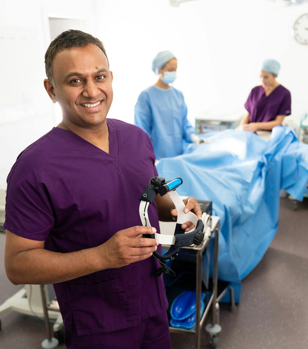 Doctor in an operating room