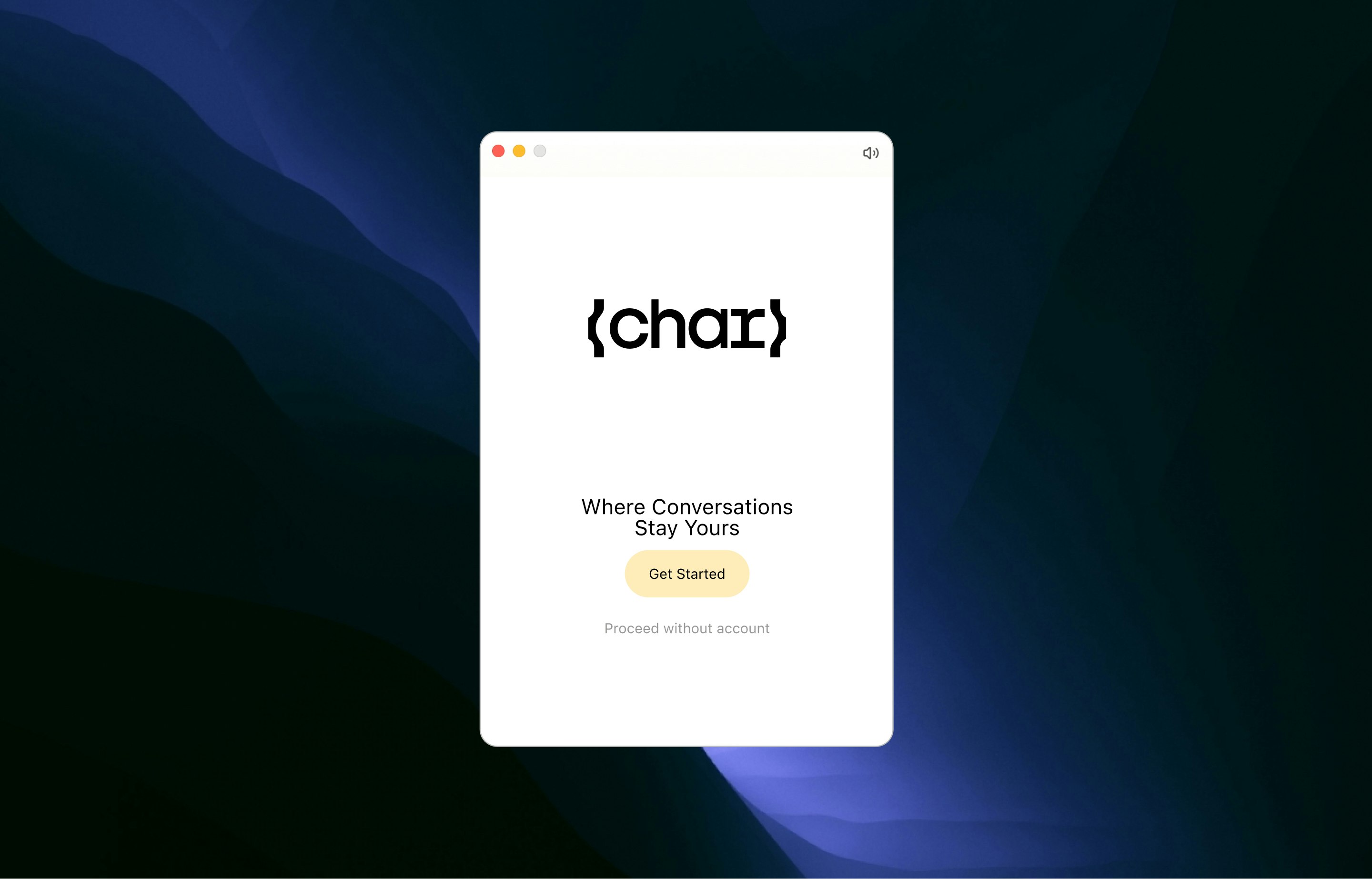 Char application