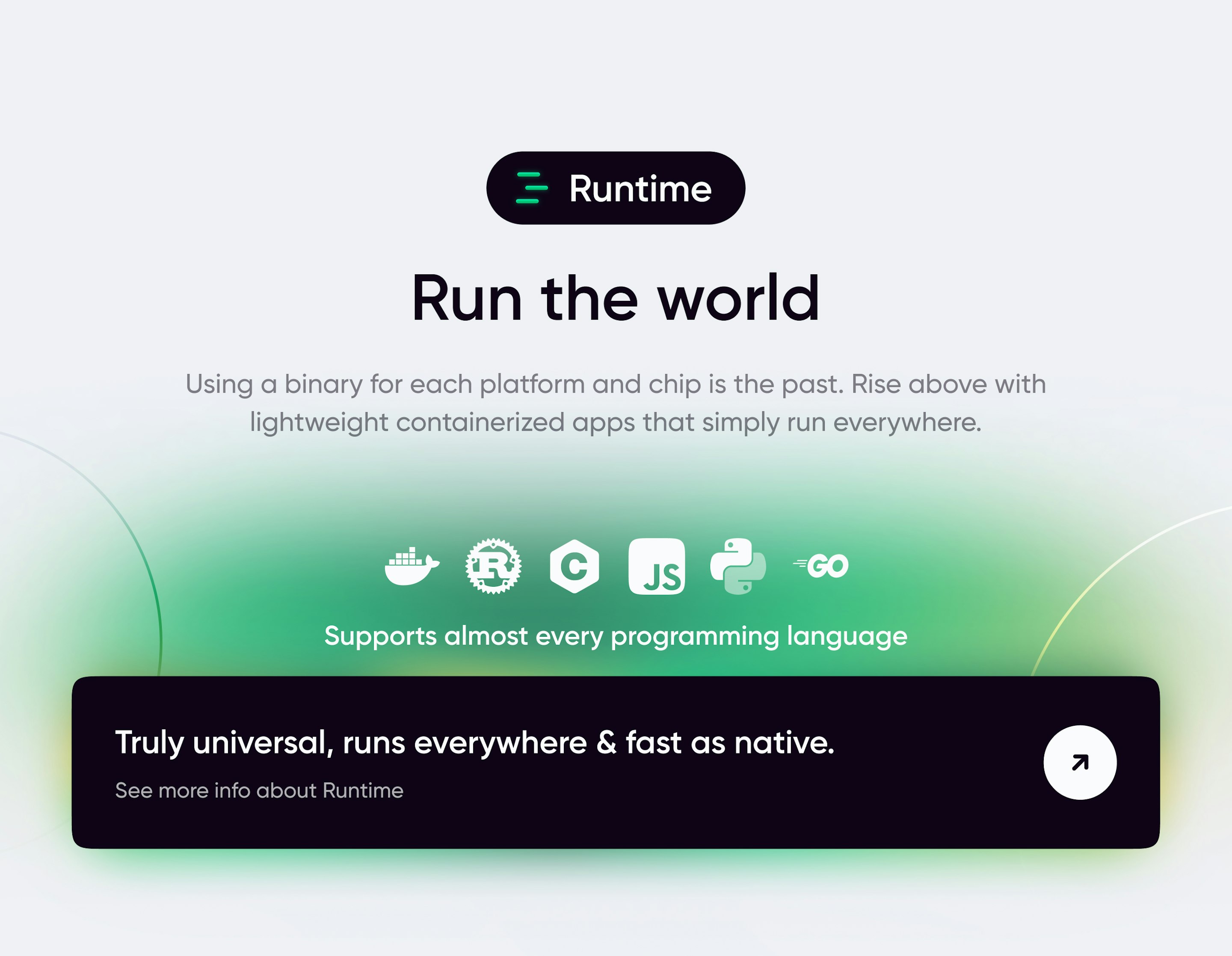 Runtime Website Screenshot