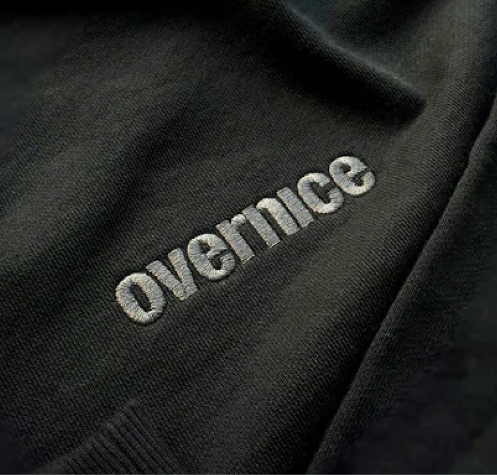 Overnice logo embroidered