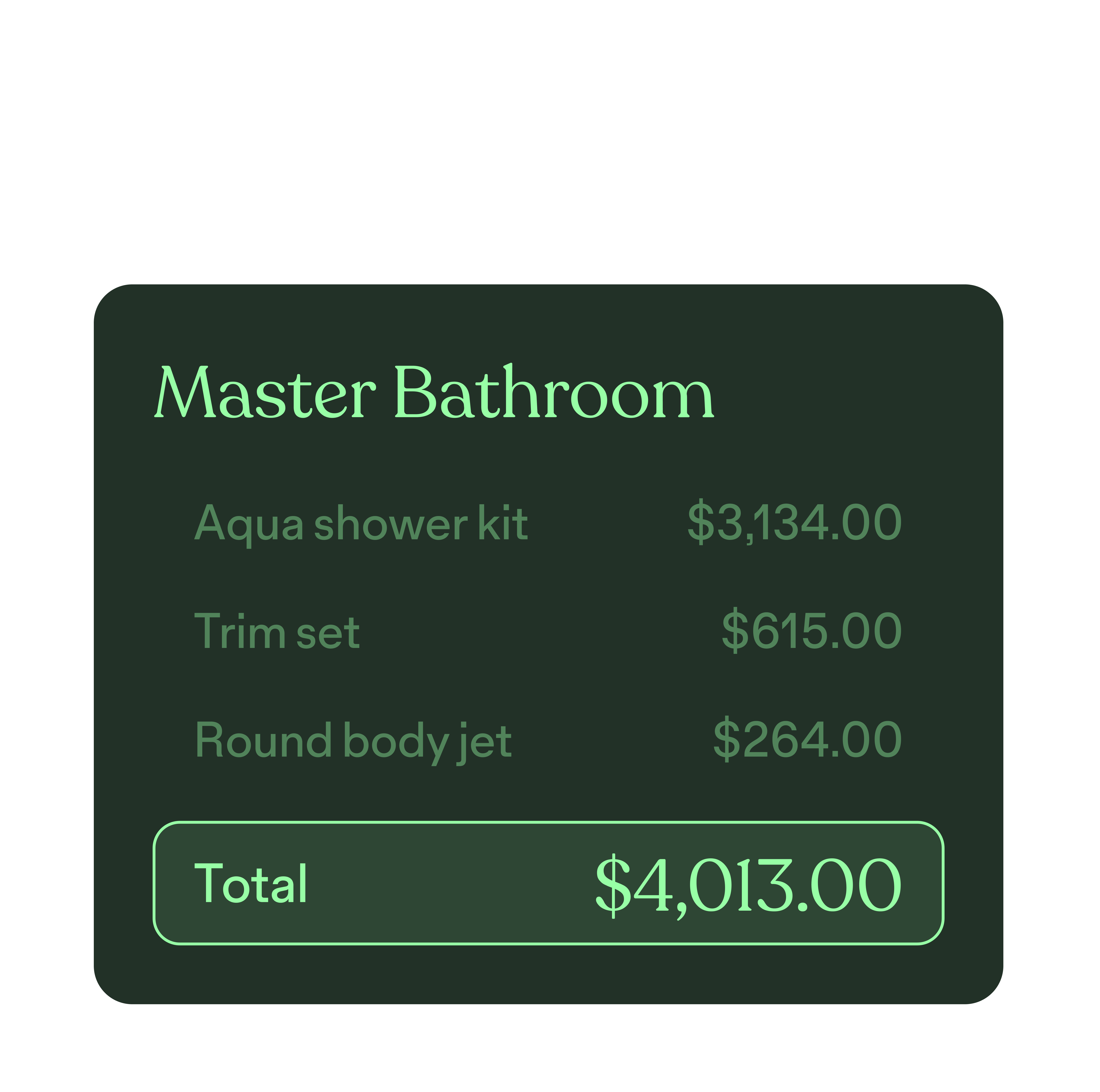 Detailed pricing and instant quotes
