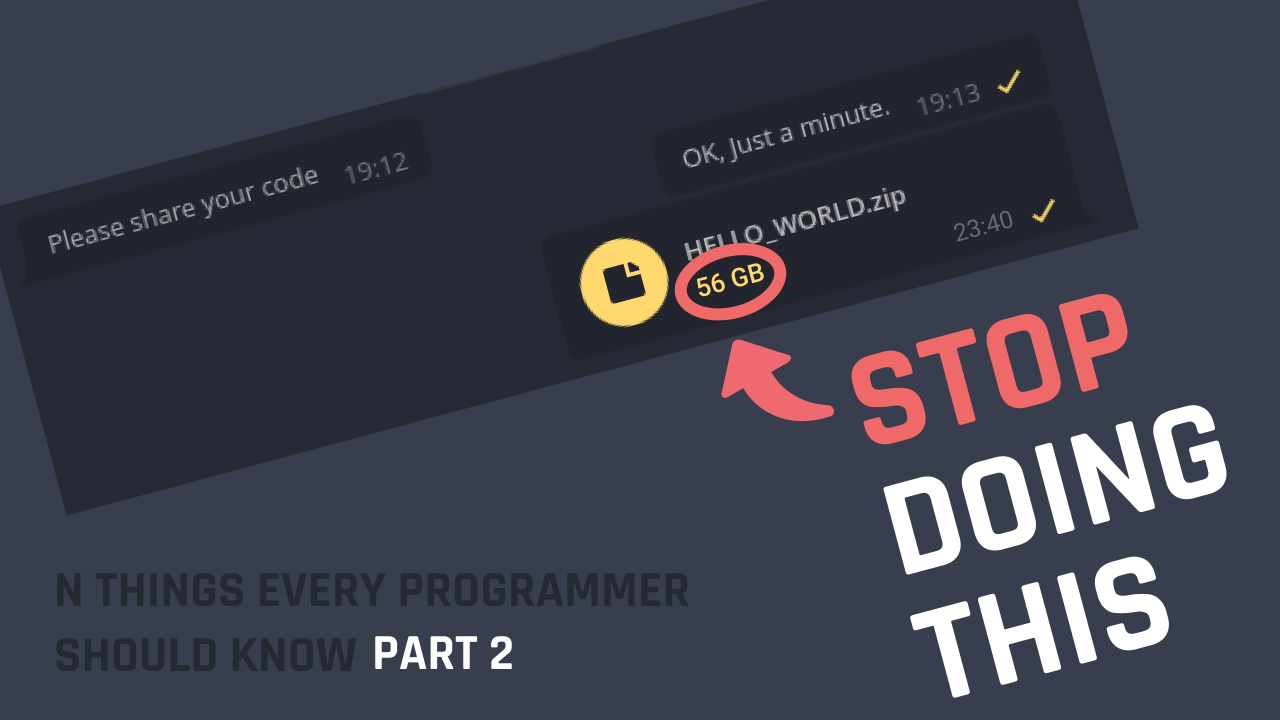 Stop sending huge files