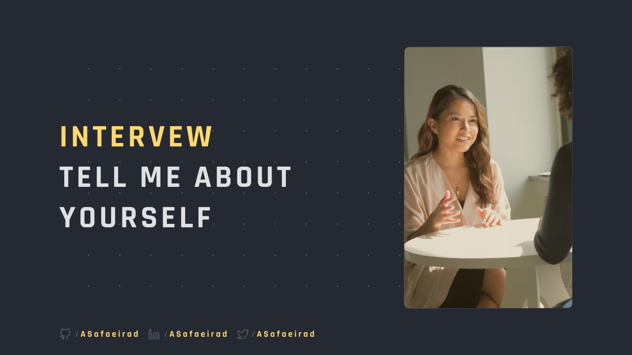 Interview: Tell me about yourself