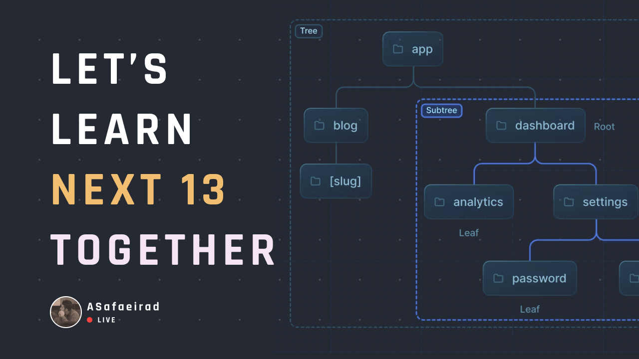 Let's learn Next 13 Together