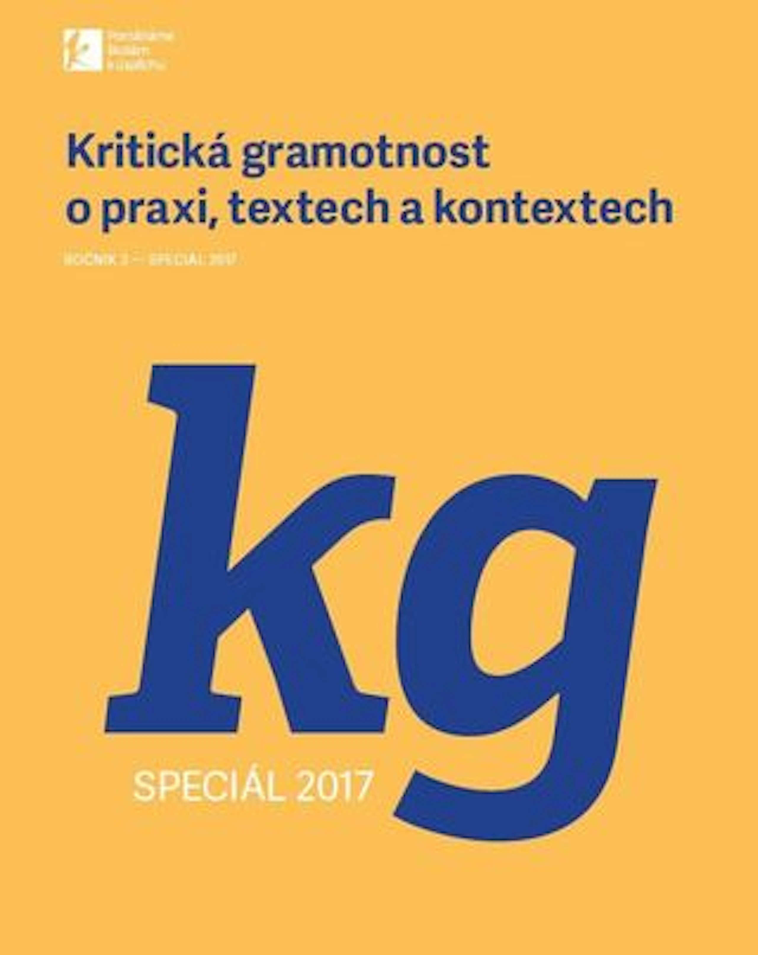 Časopis Kritická gramotnost Speciál 2017