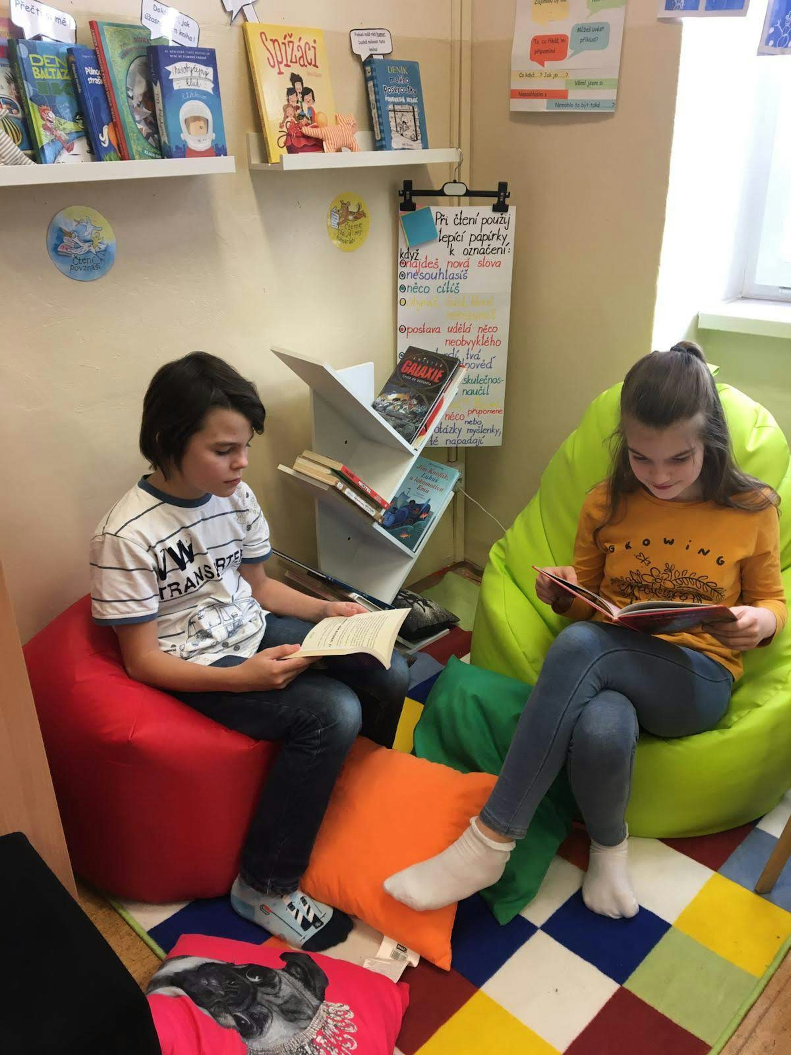 Jaké prostředí žáky podněcuje ke čtenářství a pisatelství?