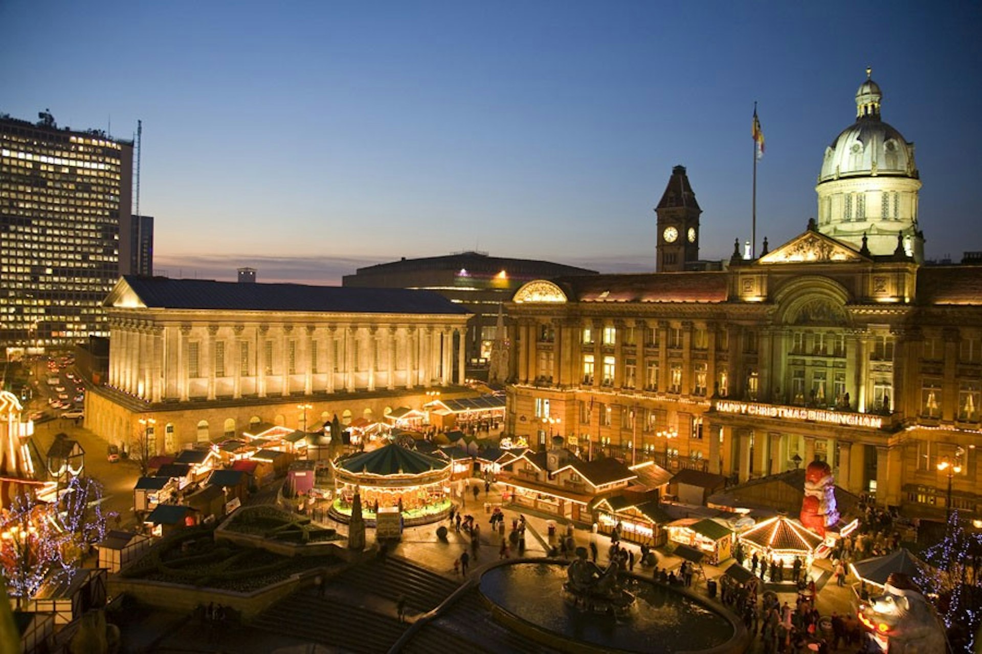 Vánoční trhy v Birminghamu