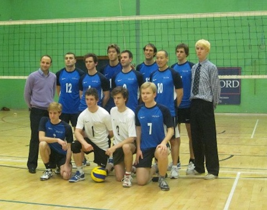 Oxford Volleyball Blues team
