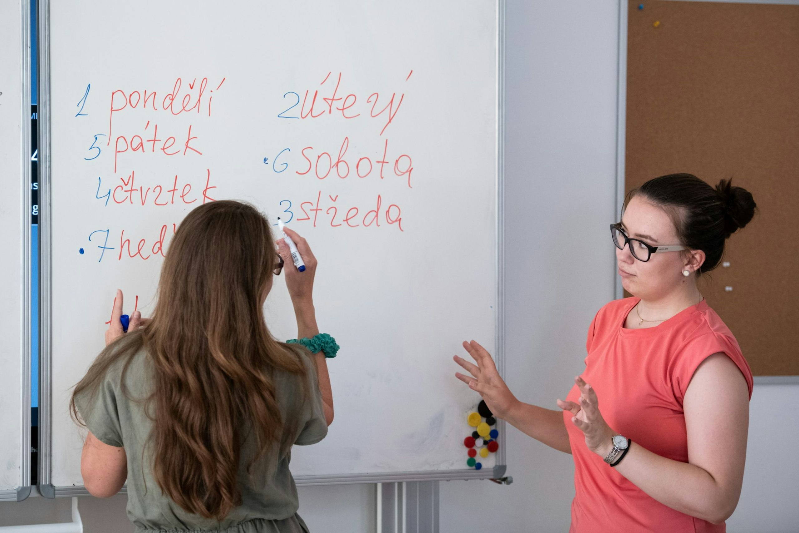 lektorka a studentka z Ukrajiny