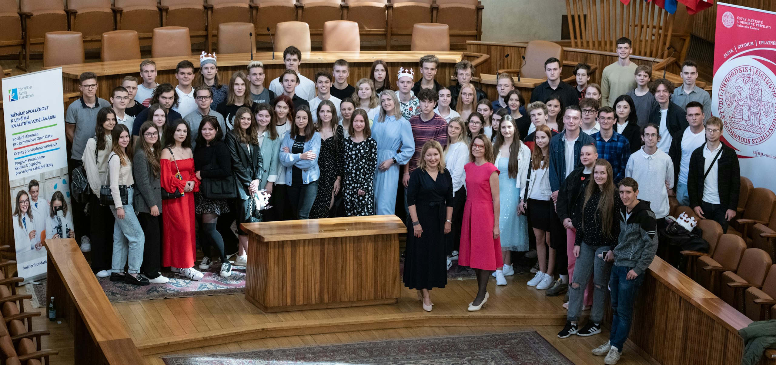 ÚJOP UK, 75 ukrajinských studentů