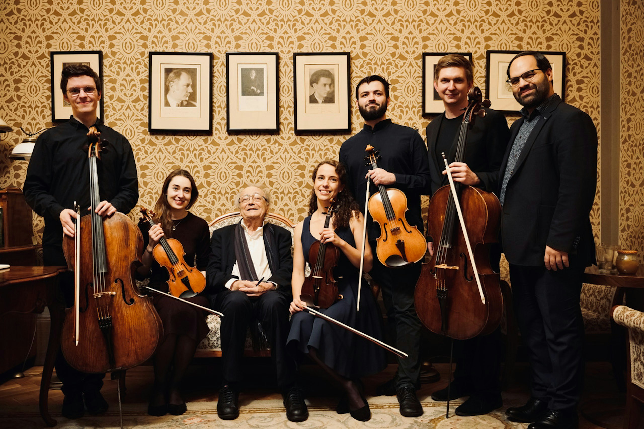 Alfred Brendel a Kukal Quartet, foto Marek Bouda
