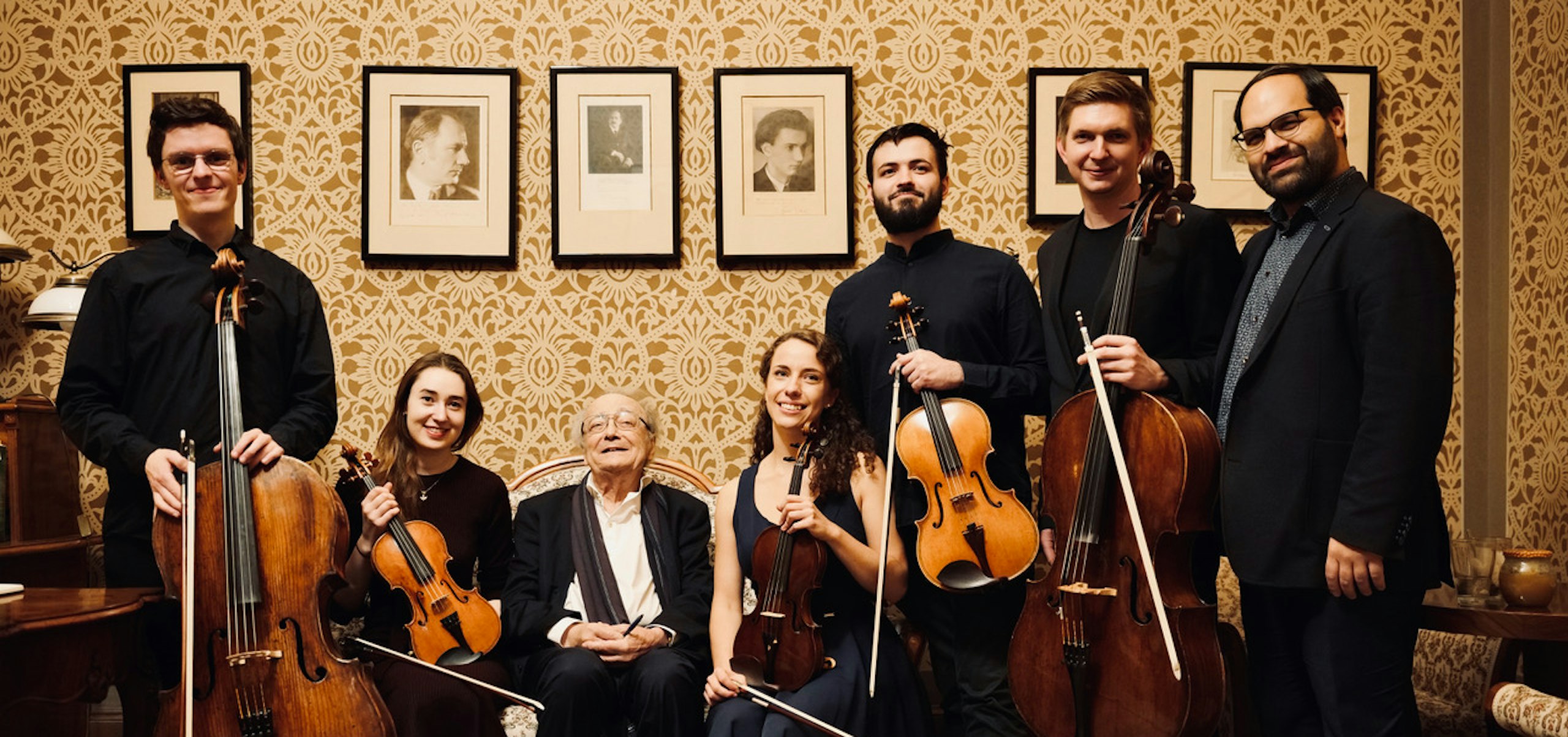 Alfred Brendel a Kukal Quartet, foto Marek Bouda