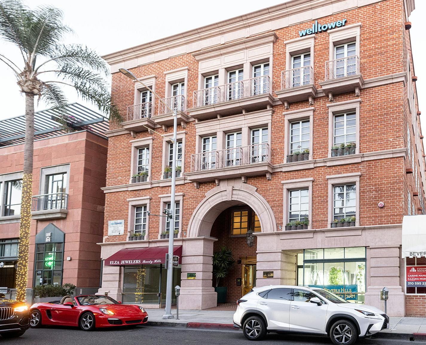 outside of a brick building