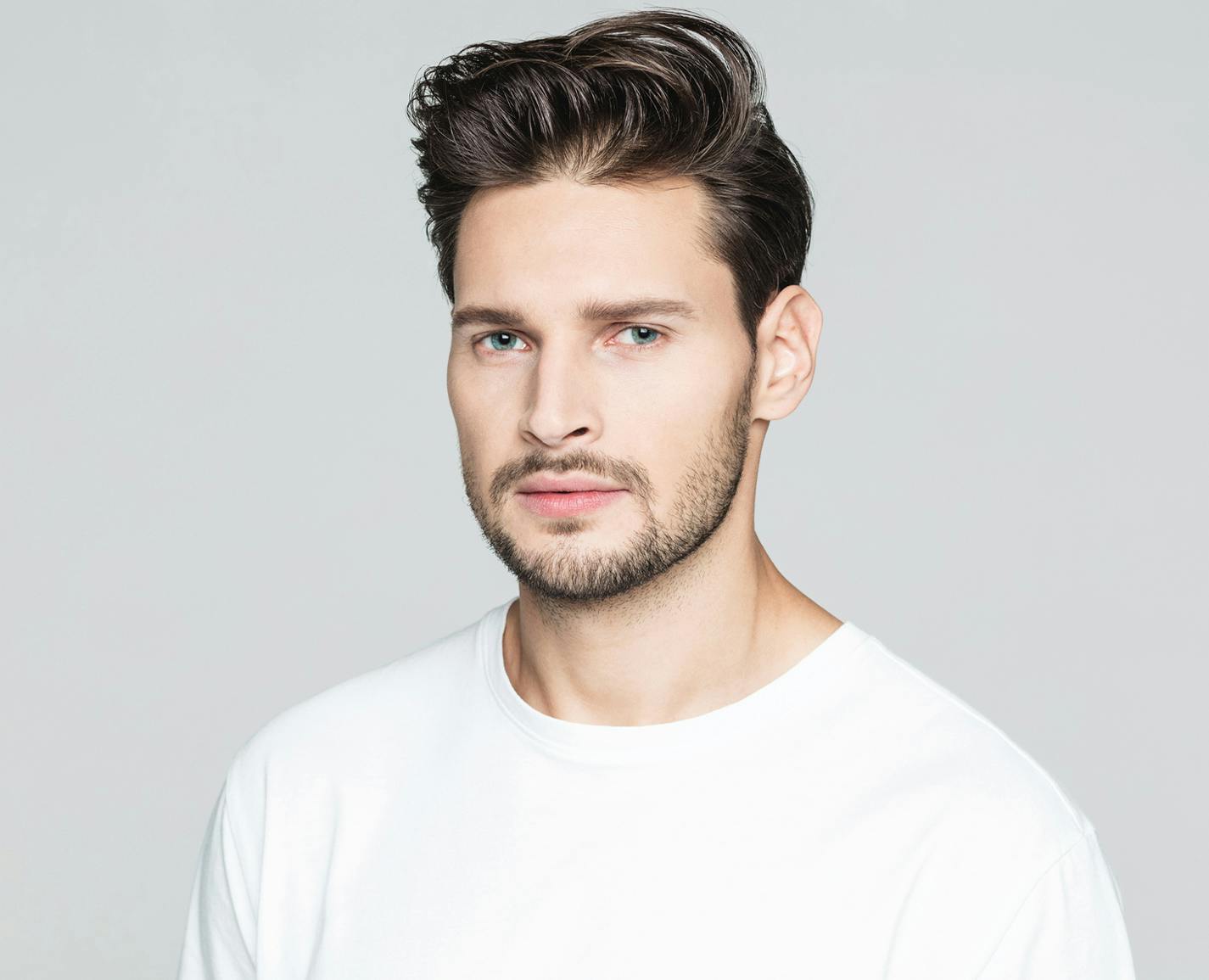 man with a white shirt on