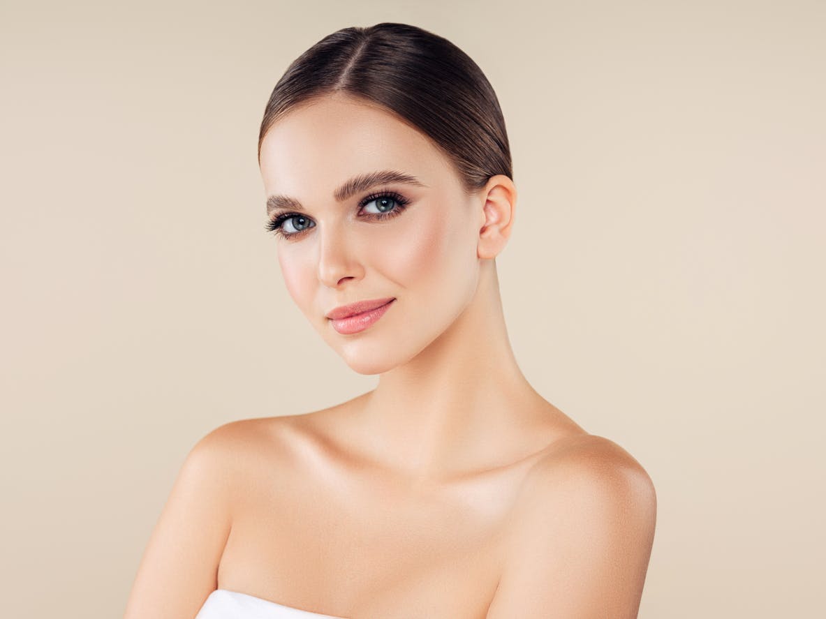 Beautiful Women With Gentle Smile