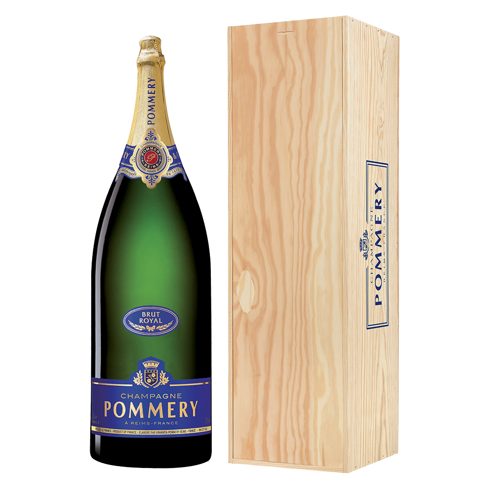 A Nabuchodonozor of Pommery Brut Royal 1500cl with wooden box