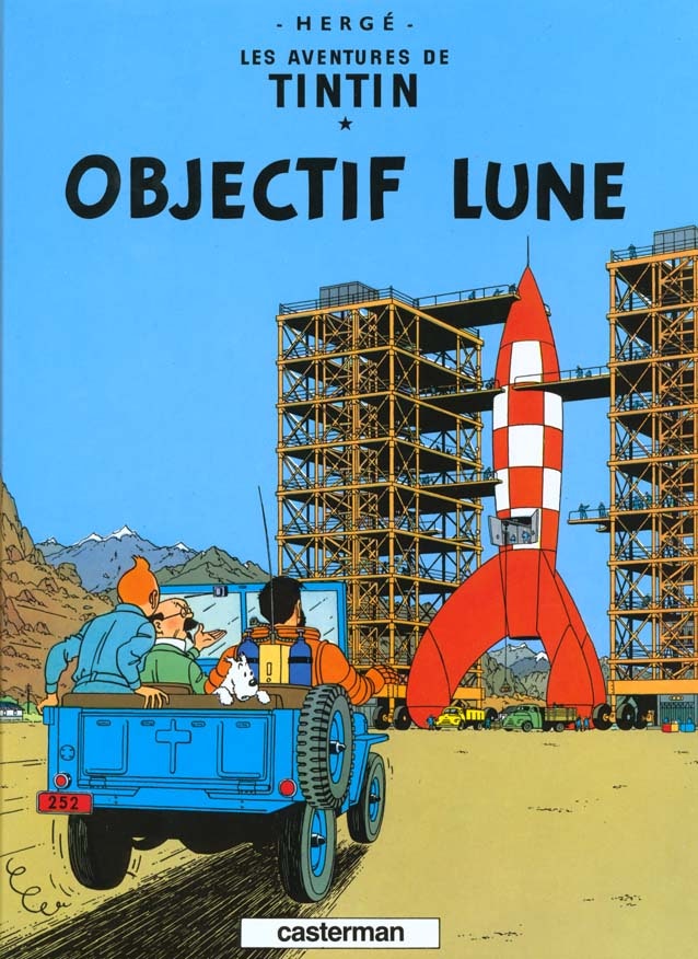 Publication du seizième album de bande dessinée des Aventures de Tintin, Objectif Lune.